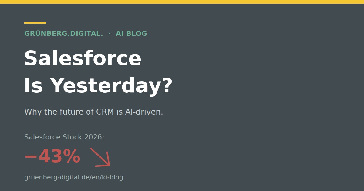 Salesforce is yesterday? Why the future of CRM is AI-driven